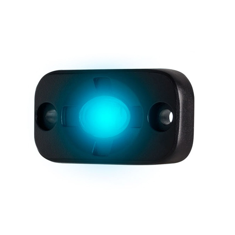 HEISE Auxiliary Accent Lighting Pod – 1.5″ x 3″ – Black/Blue [HE-TL1B]