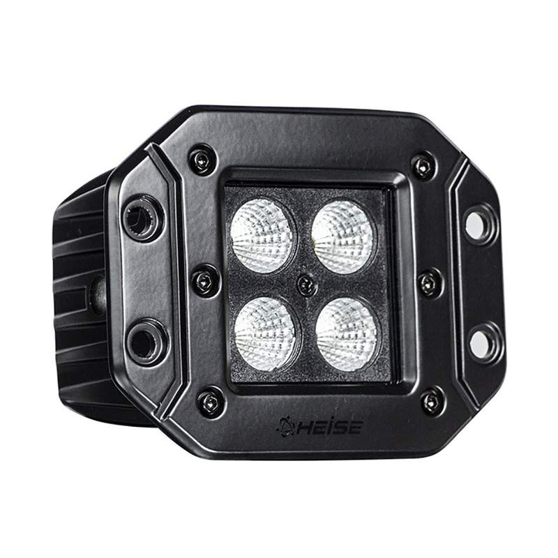 HEISE Blackout LED Cube Light – Flush Mount – 3″ [HE-BFMCL2]