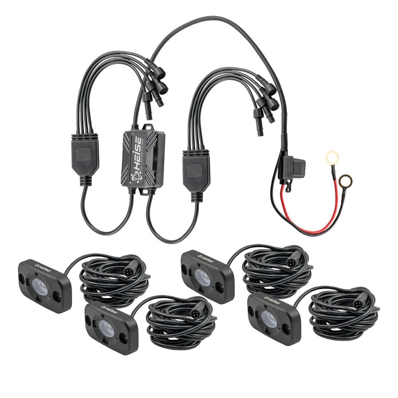 HEISE RGB Accent Lighting Kit – 4 Pack [HE-4TLRGBK]