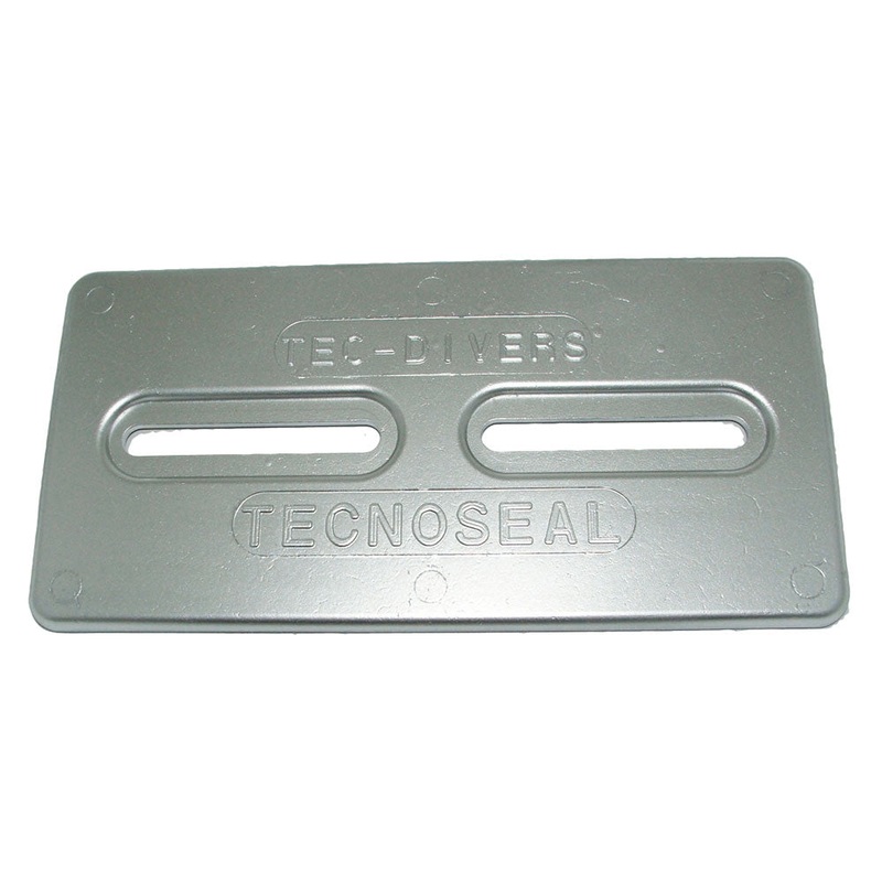 Tecnoseal Aluminum Plate Anode – 12″ x 6″ x 1/2″ [TEC-DIVERS-AL]