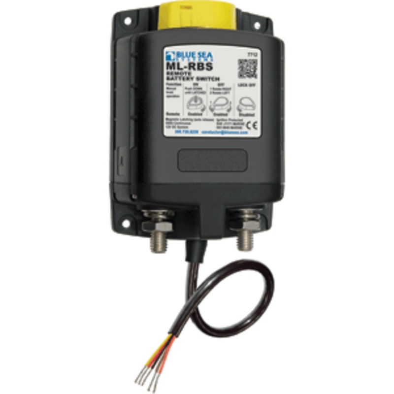 Blue Sea 7712 Solenoid ML-Series Heavy Duty Remote Battery Switch