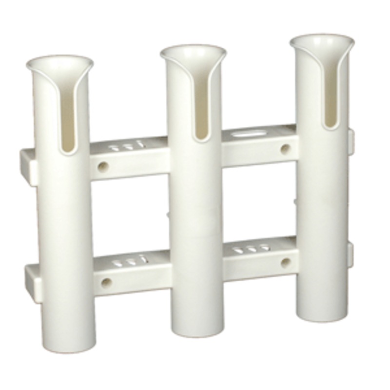 C.E. Smith Tournament 3 Rod Rack – White