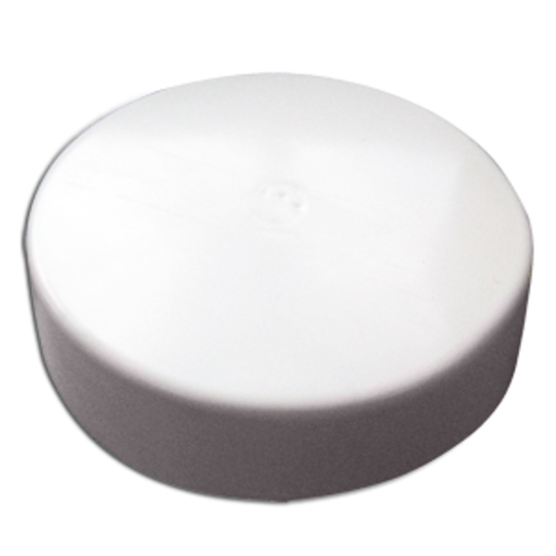 Dock Edge Flat Head Piling Cap 7″ White