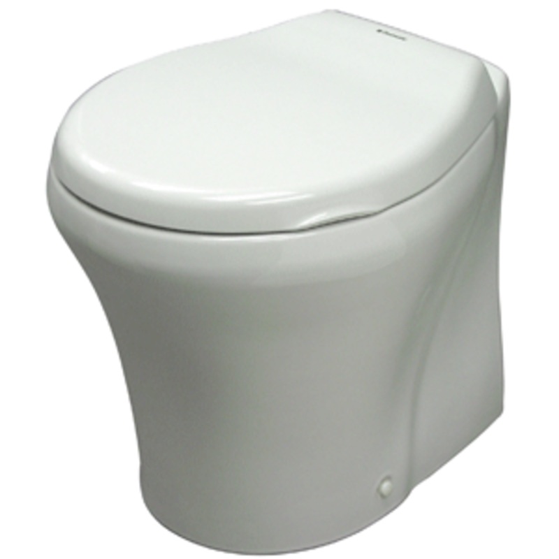 Dometic – SeaLand MasterFlush 8679 Standard Height Marine Toilet w/Macerator – White – 12V