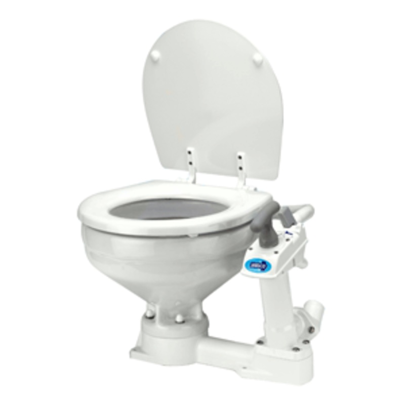 Jabsco Manually Operated Marine Toilet – Compact Bowl