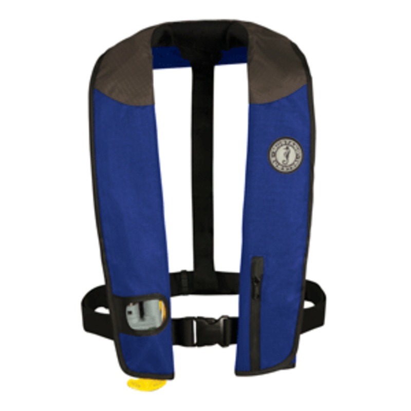 Mustang Deluxe Adult Inflatable – Automatic – Universal – Navy/Black/Carbon
