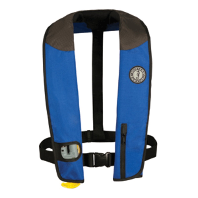 Mustang Deluxe Adult Inflatable – Automatic – Universal – Royal/Black/Carbon