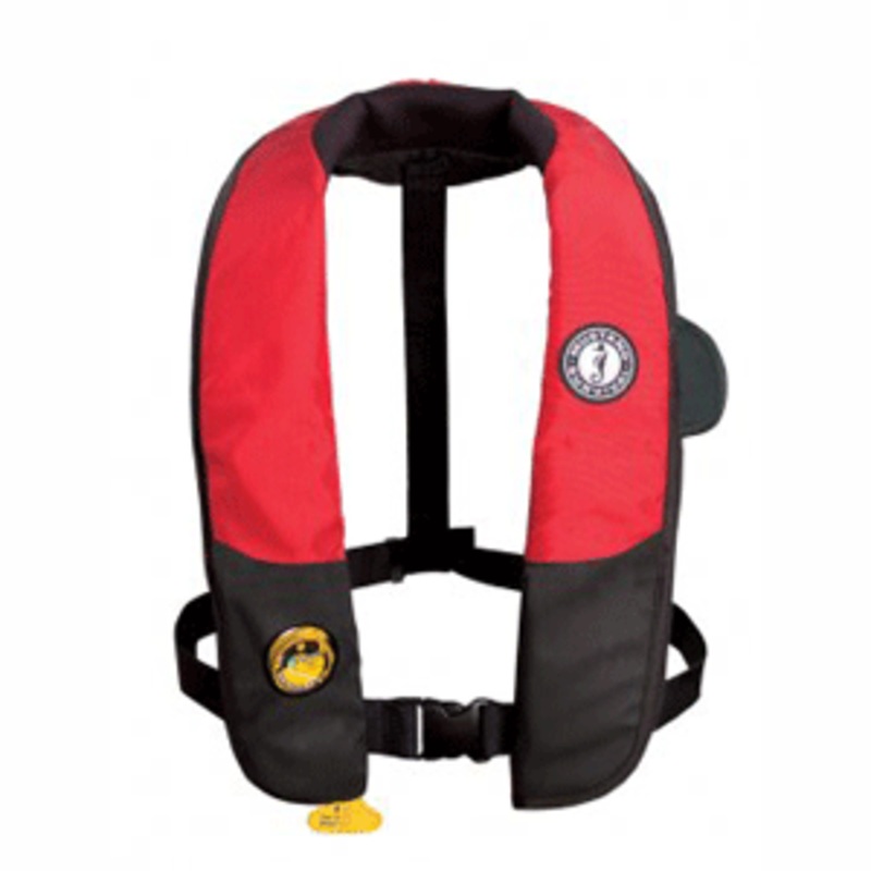 Mustang Deluxe Automatic Inflatable PFD Universal – Red/Black