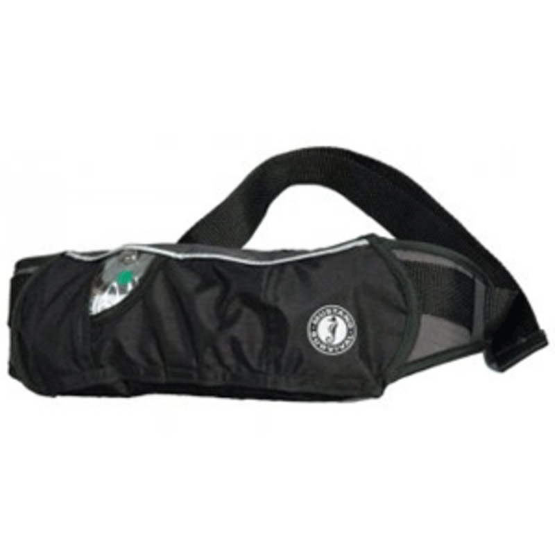 Mustang Inflatable Belt Pack PFD – Black/Carbon
