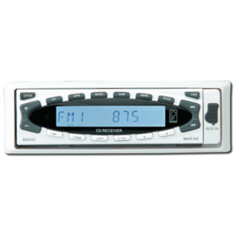 PolyPlanar AM/FM/CD/MP3/WMA/No Sirius – White