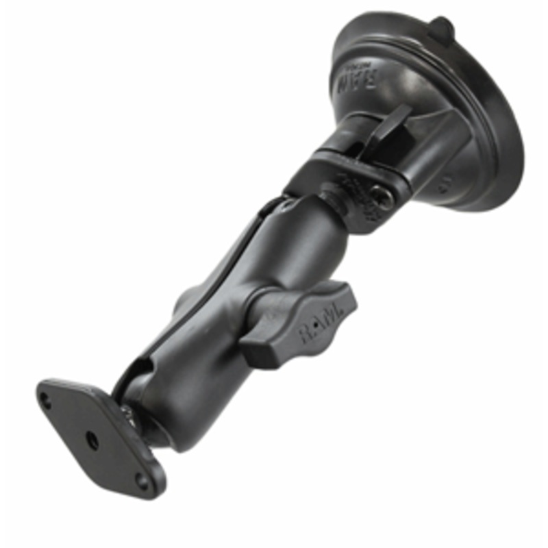 RAM Mount Base Suction Mount Twist Lock – Requires RAM Cradle