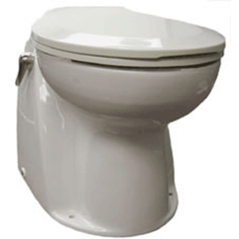 Raritan Atlantes Freedom w/Vortex-Vac – Elongated – White – Integral Pump – Wall Switch – 12V *Ships Truck Freight