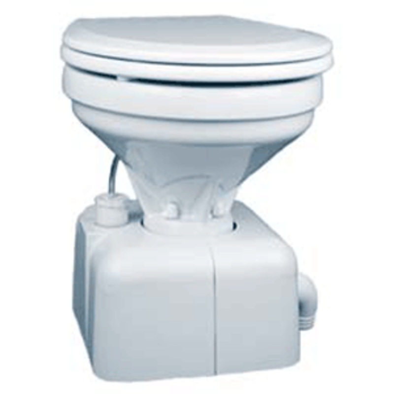 Raritan Crown Head – White – Marine-Size – 90 Discharge – 12V