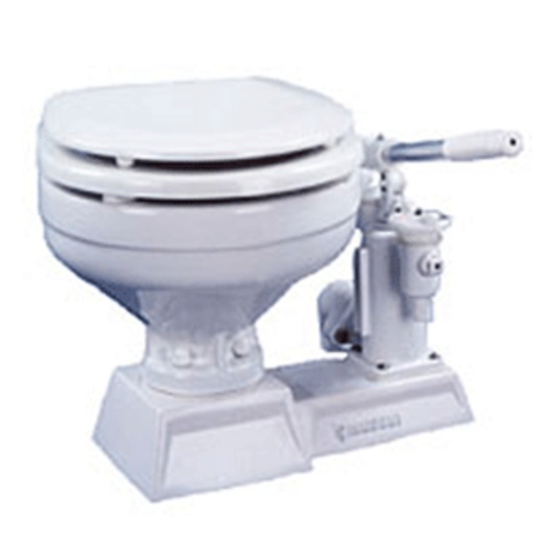 Raritan Hi-Boy Electric Toilet – White – Household Style Bowl – 12V