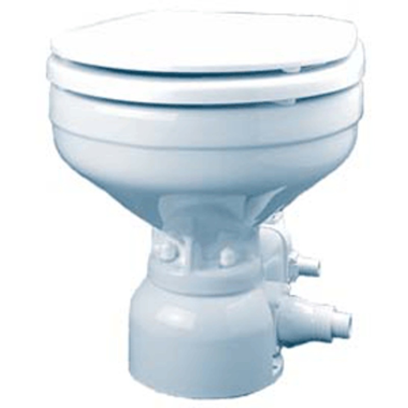 Raritan Sea Era Household Electric Toilet – Fresh Water – Straight & 90 Degree Discharge – 12v