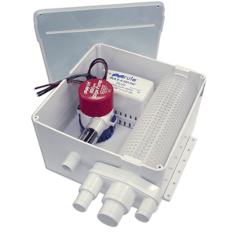 Rule Multi Port Shower Drain System – 24v