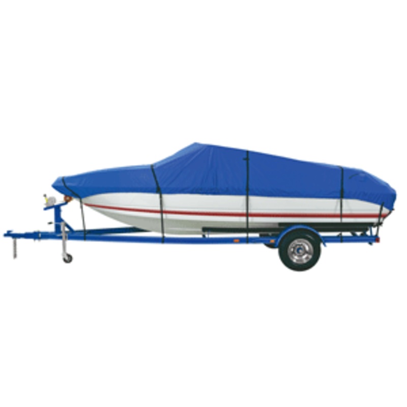 Dallas Manufacturing Co. Polyester Boat Cover C 16′-18.5′ Fish & Ski and Pro-Style Bass Boats – Beam Width to 94″