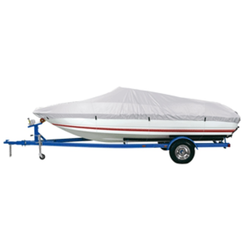 Dallas Manufacturing Co. Reflective Polyester Boat Cover E – 20-22′ V-Hull Runabouts – Beam Width to 100″