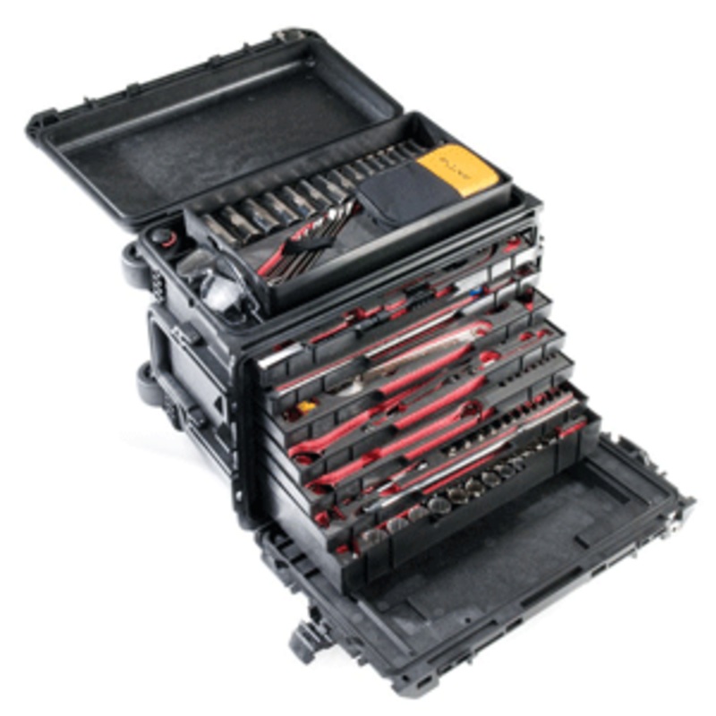Pelican 0450 Mobile Tool Chest w/Drawers – Black