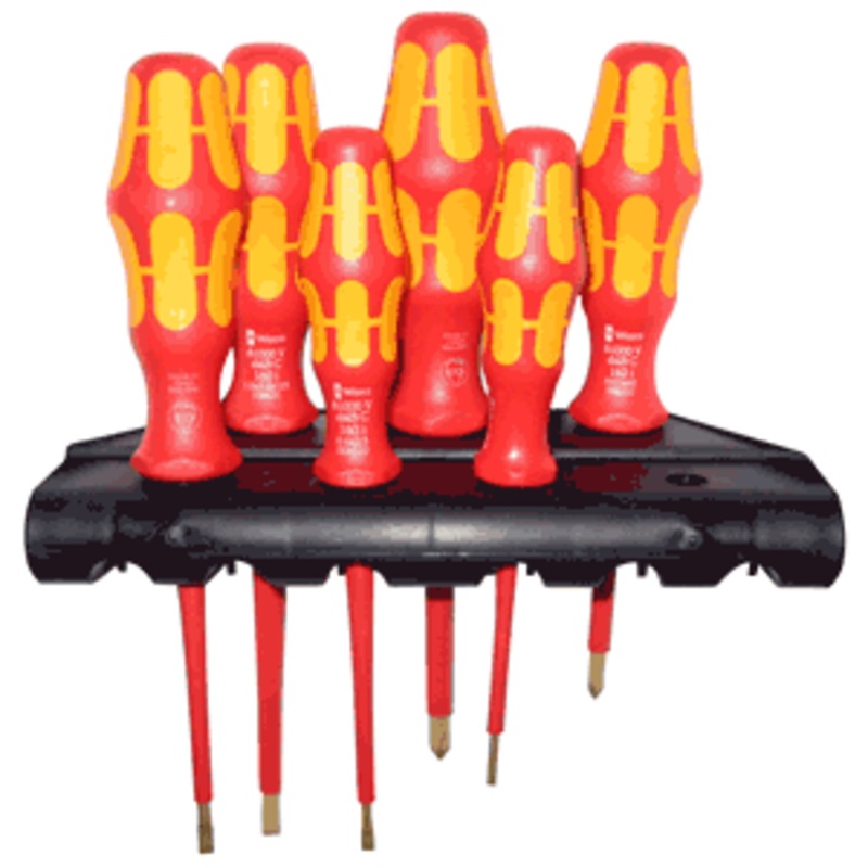 Wera Kraftform Plus Series 100 I/6 6 Piece Screwdriver Set