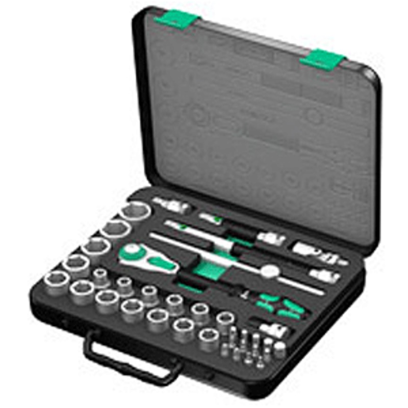Wera Zyklop 37 Piece Metric Ratchet Set 1/2″ Drive w/Case