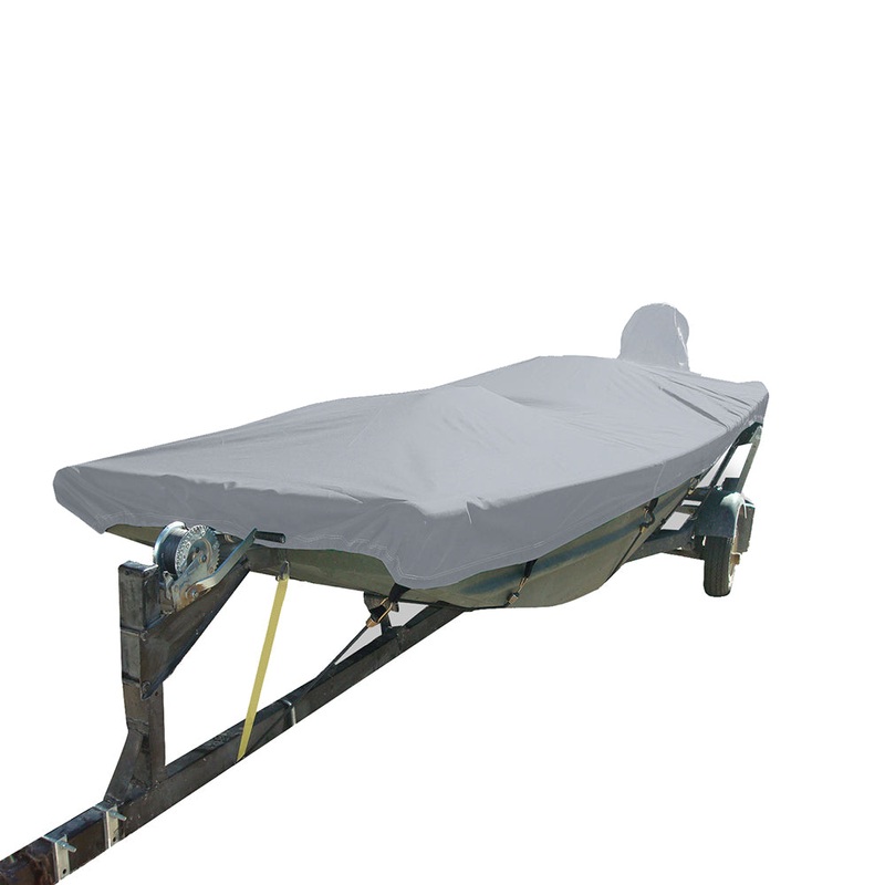 Carver Performance Poly-Guard Styled-to-Fit Boat Cover f/16.5 Open Jon Boats – Shadow Grass [74203C-SG]
