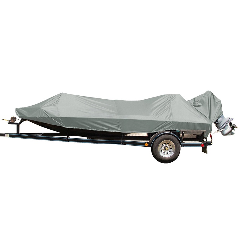 Carver Performance Poly-Guard Styled-to-Fit Boat Cover f/18.5 Jon Style Bass Boats – Shadow Grass [77818C-SG]