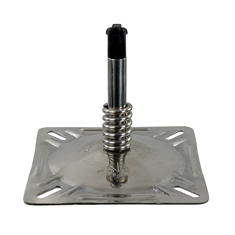 Springfield KingPin 7″ x 7″ Seat Mount w/Spring – Polished [1614201-PP]