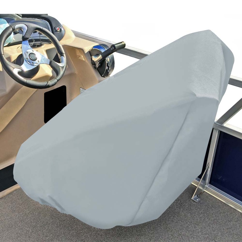 Carver Poly-Flex II Captains Chair Cover – Fits up to 32H x 26W x 25D – Grey [61061F-10]