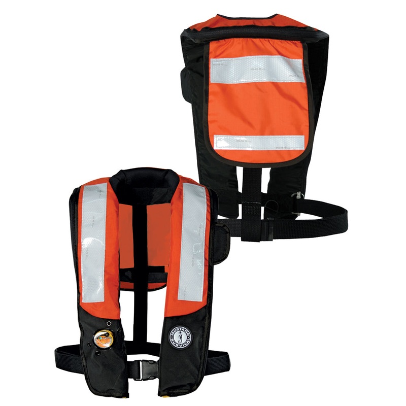 Mustang HIT Inflatable PDF w/SOLAS Reflective Tape – Orange/Black – Automatic/Manual [MD3183T2-33-0-101]