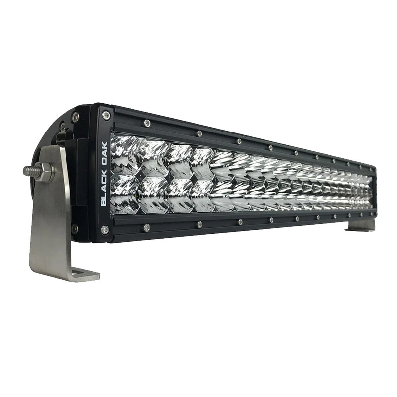 Black Oak Pro Series 3.0 Curved Double Row 20″ LED Light Bar – Combo Optics – Black Housing [20CC-D5OS]
