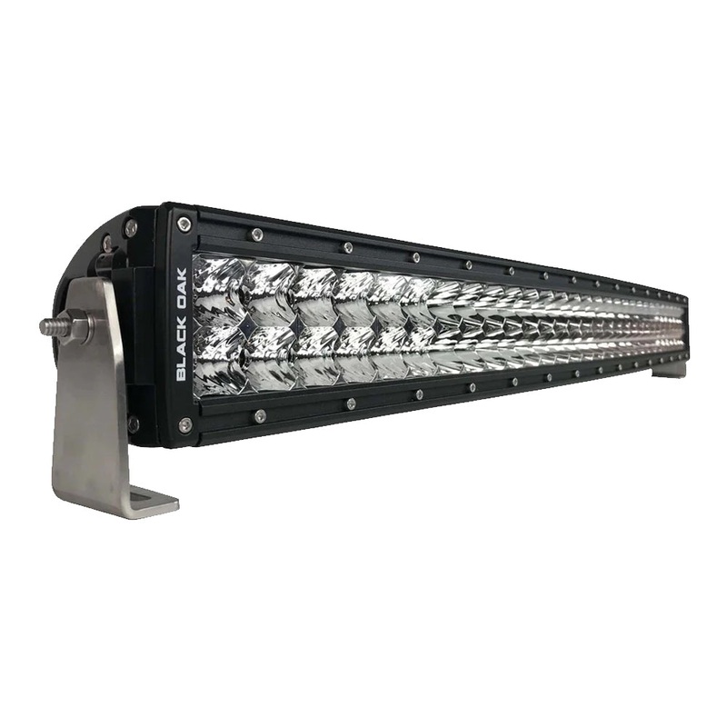 Black Oak Pro Series 3.0 Curved Double Row 30″ LED Light Bar – Combo Optics – Black Housing [30CC-D5OS]
