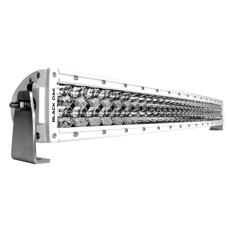 Black Oak Pro Series 3.0 Curved Double Row 30″ LED Light Bar – Combo Optics – White Housing [30CCM-D5OS]