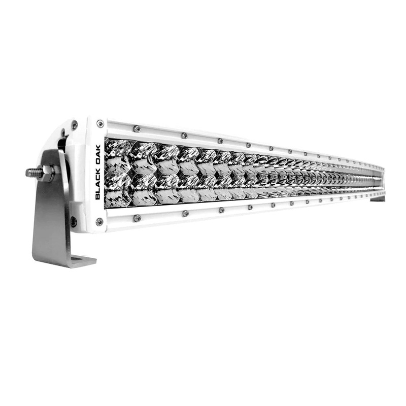 Black Oak Pro Series 3.0 Curved Double Row 40″ LED Light Bar – Combo Optics – White Housing [40CCM-D5OS]