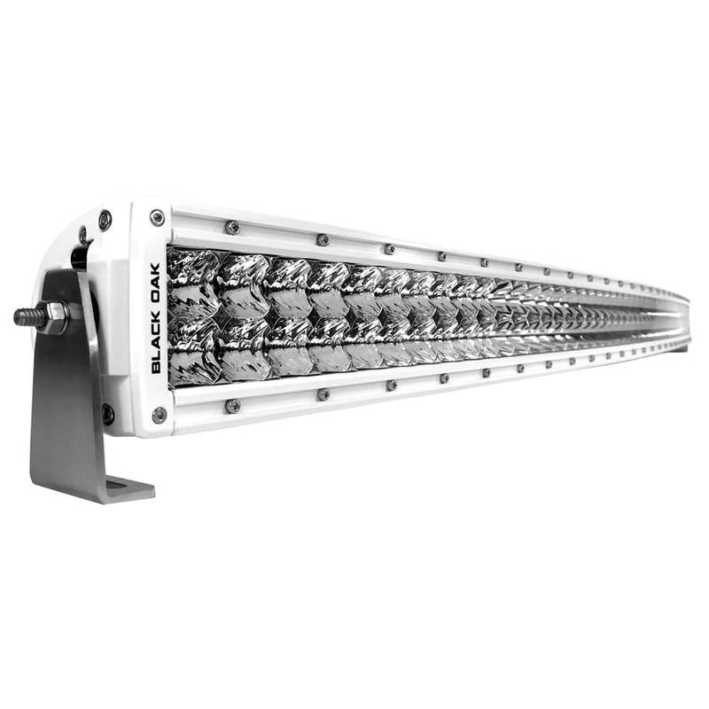 Black Oak Pro Series 3.0 Curved Double Row 50″ LED Light Bar – Combo Optics – White Housing [50CCM-D5OS]