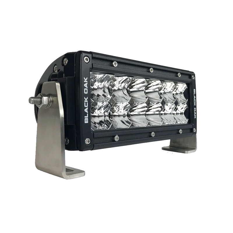 Black Oak Pro Series 3.0 Double Row 6″ LED Light Bar – Combo Optics – Black Housing [6C-D5OS]