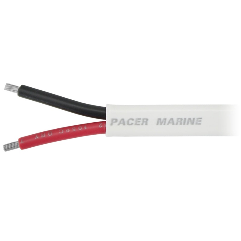 Pacer 8/2 AWG Duplex Cable – Red/Black – 50 [W8/2DC-50]
