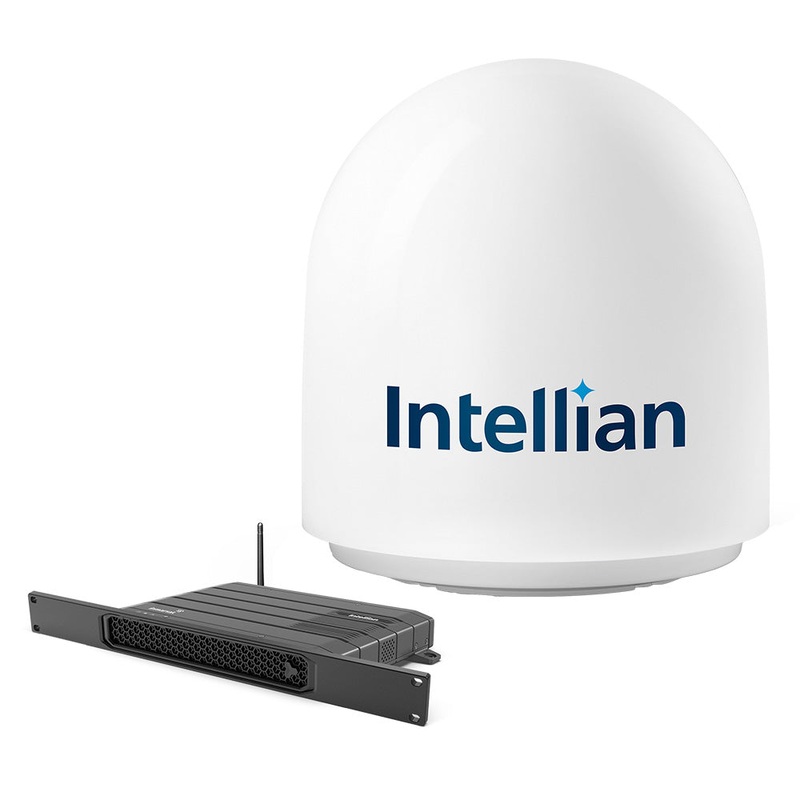 Intellian FB500 Inmarsat Fleet Broadband Maritime Terminal w/19″ Rack Mount BDU [F4-A500-R]