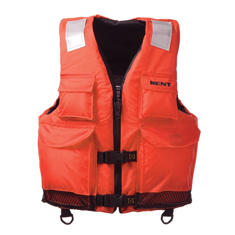 Kent Elite Dual-Sized Commercial Vest – 4XL/7XL – Orange [150200-200-110-23]