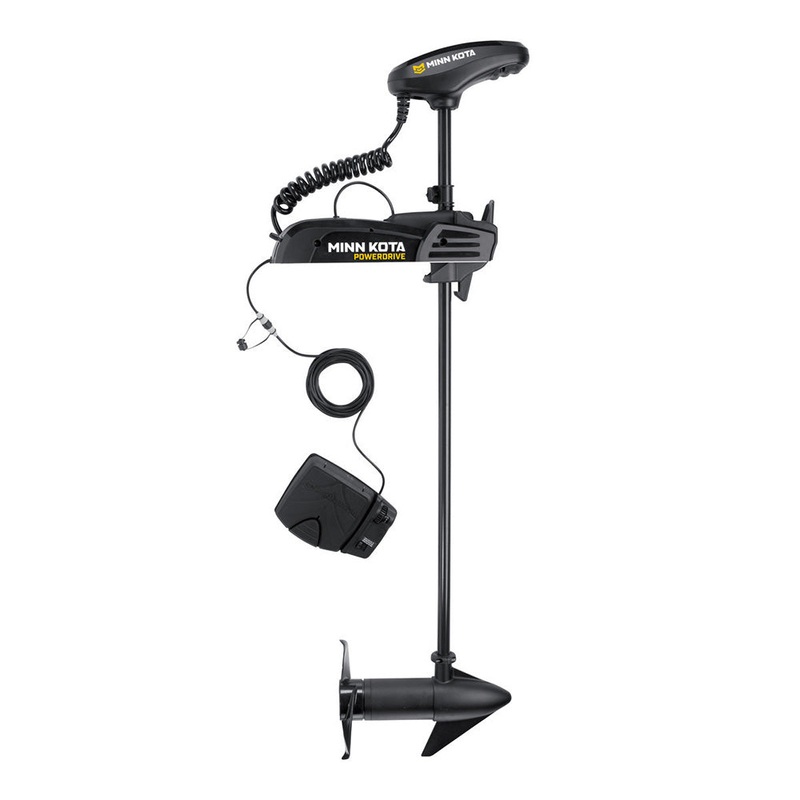 Minn Kota Pontoon PowerDrive 70 Trolling Motor w/Foot Pedal – 24V – 70LB – 48″ [1358475]
