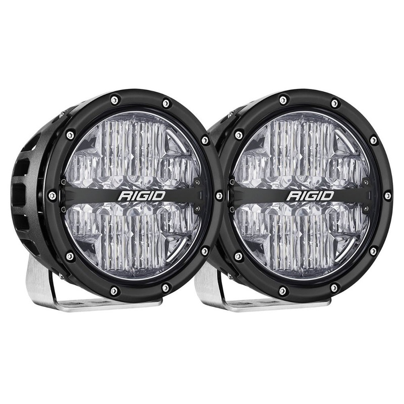 RIGID Industries 360-Series RGBW 6″ Offroad Lamp Drive Beam w/RGBW Backlight Pods – Set of 2 [36411]