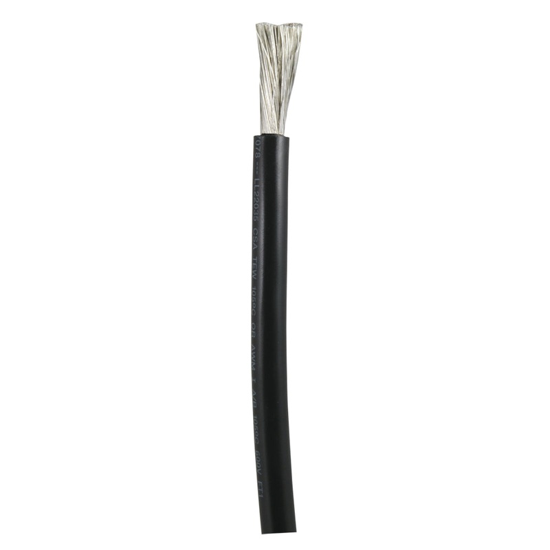 Ancor Black 4 AWG Battery Cable – 25′ [113002]