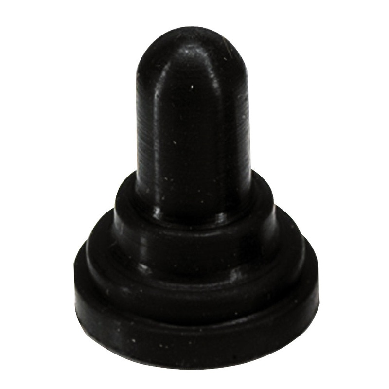 Paneltronics Toggle Switch Boot – 23/32″ Round Nut – Black f/Toggle Switch [048-002]