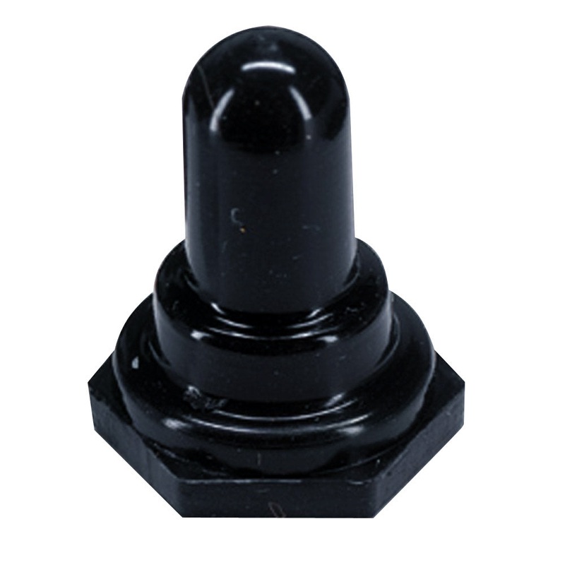 Paneltronics Toggle Switch Boot – 5/8″ Hex Nut – Black [048-001]