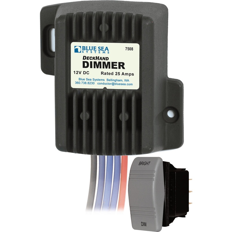 Blue Sea 7508 DeckHand Dimmer – 25 Amp/12V [7508]