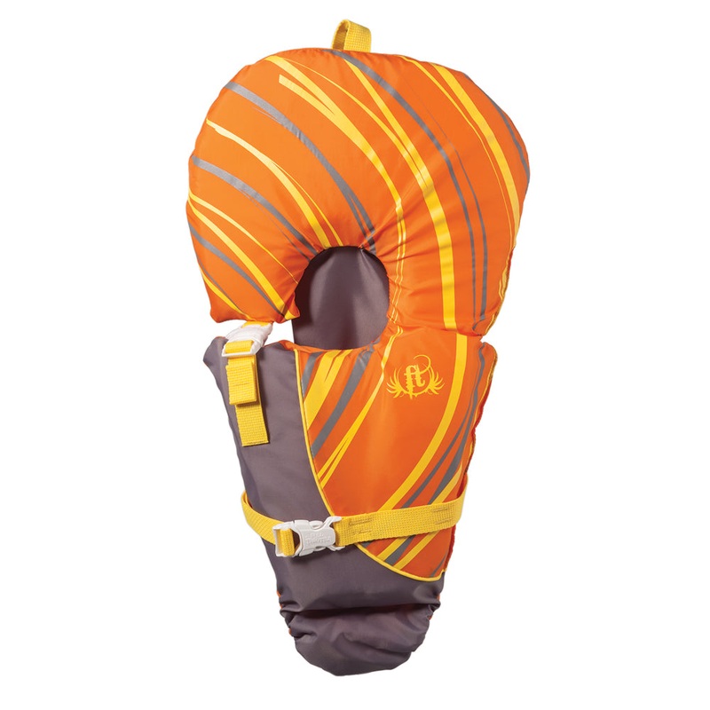 Full Throttle Baby-Safe Vest – Infant to 30lbs – Orange/Grey [104000-200-000-14]