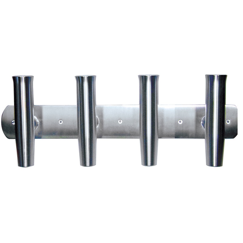 Tigress 4 Rod Aluminum Transom Mount Rod Holder – 28″ [88144-1]