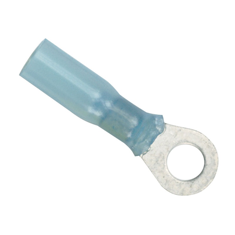 Ancor 16-14 Gauge – 1/4″ Heat Shrink Ring Terminal – 3-Pack [311403]