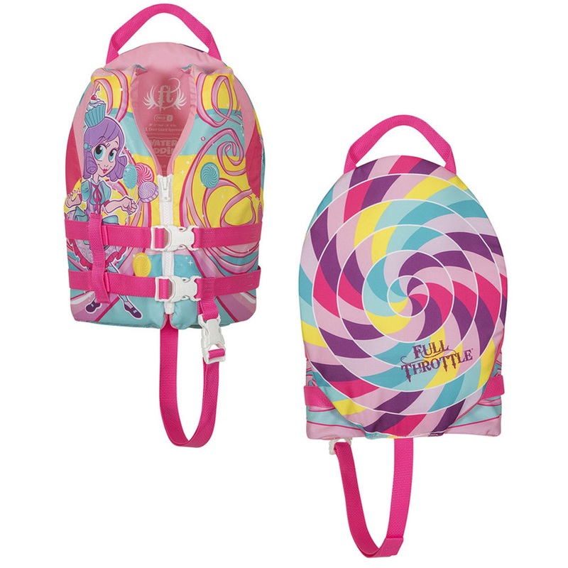 Full Throttle Water Buddies Life Vest – Child 30-50lbs – Princess [104300-105-001-17]