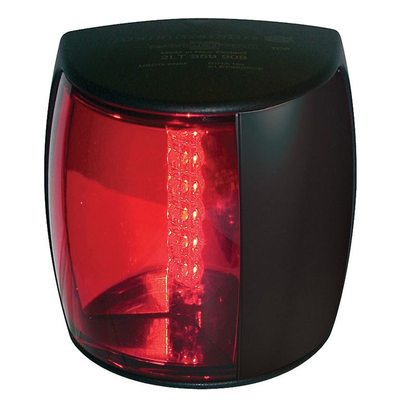 Hella Marine NaviLED PRO Port Navigation Lamp – 2nm – Black [017460001]